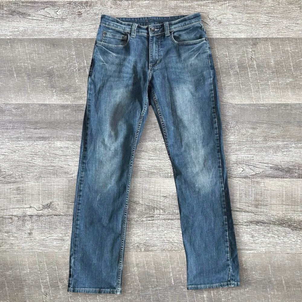 Urban Pipeline Slim Straight Fit Blue Jeans Mens 30 (31X31) Low Rise Medium Wash